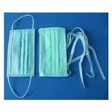 Cotton medical OT Mask, rope length : 4inch, 5inch, 6imch, 7inch