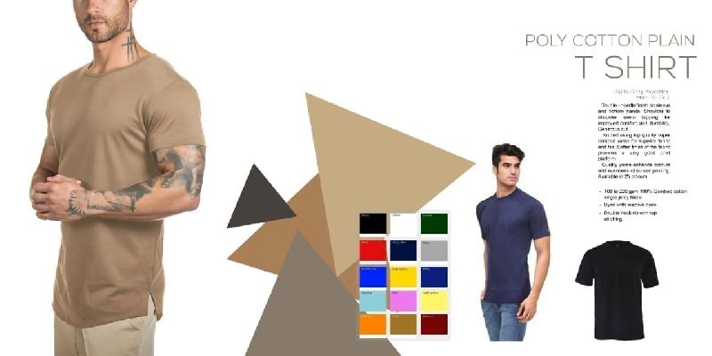 Mens Plain T-Shirts