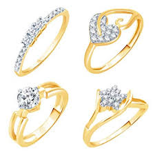 Gold Ladies Ring, Main Stone : Amethyst, Coral, Crystal, Diamond, Emerald, Garnet, Glass, Pearl