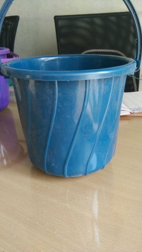Blue Plastic Buckets, Feature : Light Weight, Non Breakable