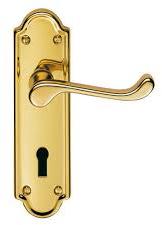 Aluminium Door Lock, for Cabinets, Color : Golden, Grey, Silver, White