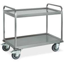 Rectangular Non Polished Stainless Steel Trolley, for Putting Utensils, Style : Antique, Modern