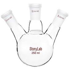 3 Neck Round Bottom Flask, for Household, Industrial, Laboratory, Size : 15-20mm, 20-25mm, 25-30mm