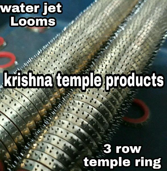 3 row temple ring for water jet Looms
