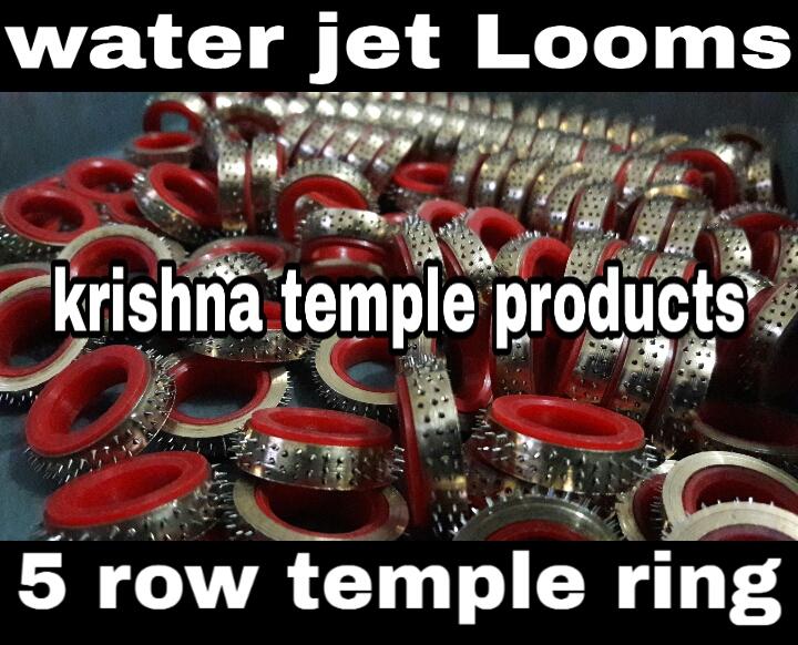 5 row water jet Looms temple rings