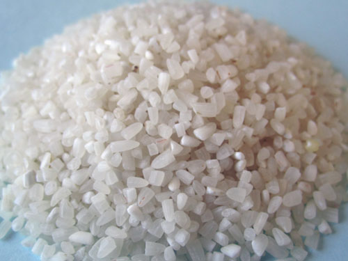 Hard white broken rice, Variety : Organic