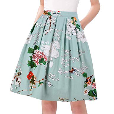 Cotton printed skirt, Style : A Line, Achkan, Regular, Straight