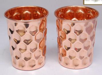 Copper Diamond Design Tumbler