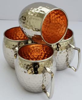 Copper Nickel Plated Mule Mug