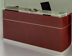 Non Polished Aluminium reception counter, for Hospital, Hotel, Office, Feature : Attractive Designs