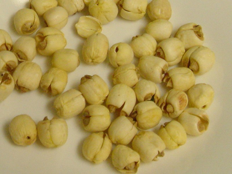 Organic Lotus Seeds, for Cooking, Style : Dried