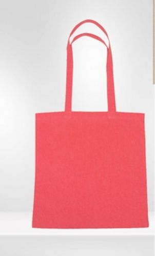 Pink Canvas Bag, For Shopping, Style : Handled, Zipper