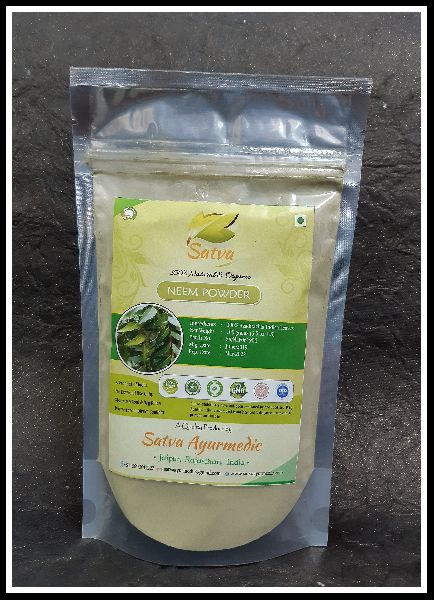 Natural Neem Powder, for Ayurvedic Medicine, Cosmetic Products, Herbal Medicines, Packaging Type : Plastic Pouch