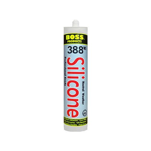 Boss 388 Weatherproof Sealant, For Bonding Glass To Glass, Wood, Filling Gap, Grade : Industrial Grade