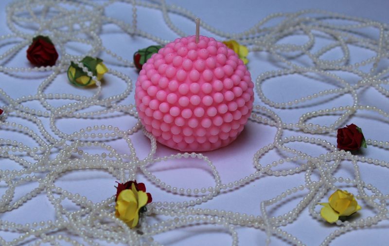 Pink Pearl Candle
