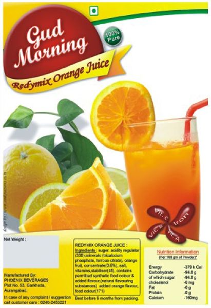 Orange Juice Premix