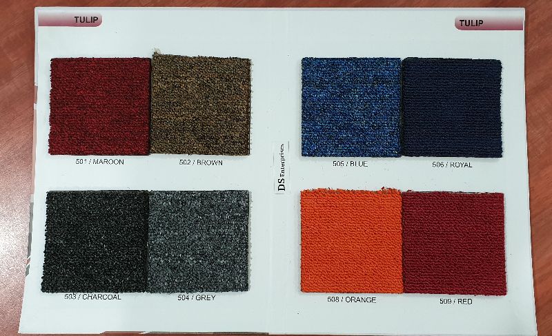 Plain Polyester Modular Carpet Tile, Size : 10x5inch at Best Price in ...