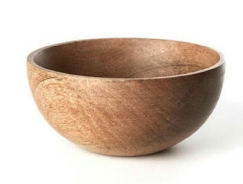Wooden Plain Bowl