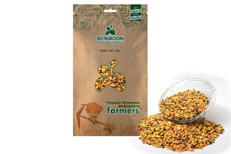Benmoon Organic Mix Dal, Packaging Type : Eco Friendly Paper Pouch