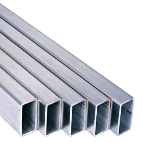 Polished Aluminium Alloy Rectangular Pipes, for Construction, Length : 3000-4000mm