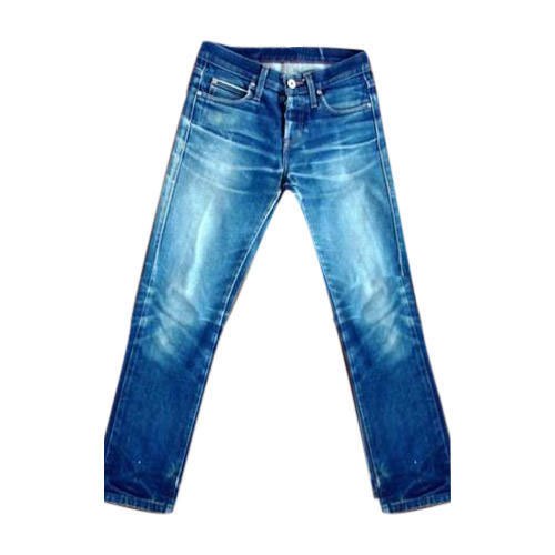 Mens Faded Denim Jeans, for Anti-Shrink, Occasion (Style Type) : Casual Wear