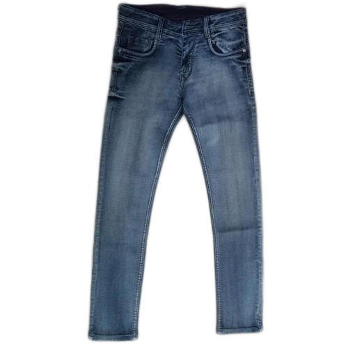 Mens Regular Fit Denim Jeans, for Casual Wear, Technics : Woven