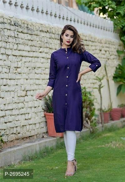 Cotton Plain Kurti, Size : M, S, XL, XXL