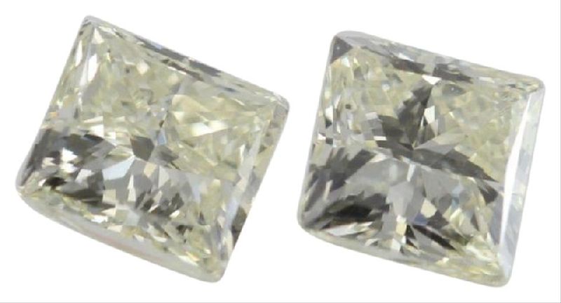 Polished Princess Cut Loose Diamonds, for Jewellery Use, Size : 0-10mm