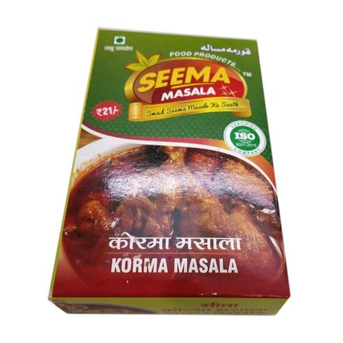 Chicken Korma Masala Form Powder Packaging Size 25g At Rs 21 Pack In Nashik 0402