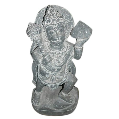 2 Feet Granite Hanuman Statue