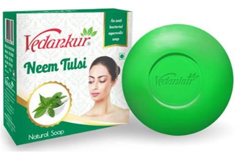 Vedankur Neem Tulsi Bath Soap, Packaging Size : 250 Gram