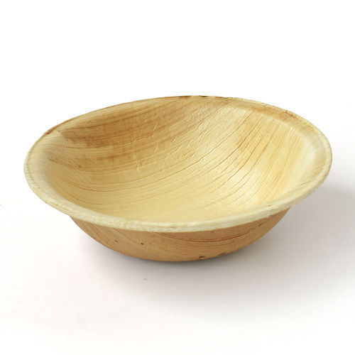 Round Areca Leaf Bowls, for Event Party Supplies, Size : 5 inch