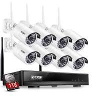 Plastic Wireless Security Camera System, for Bank, College