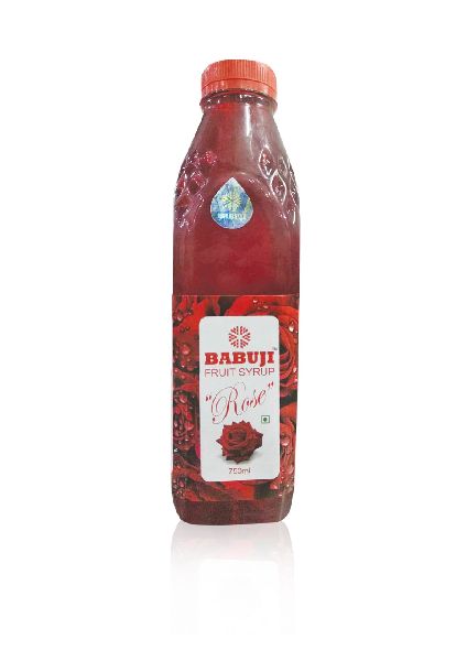 Babuji Rose Fruit Syrup, Shelf Life : 6-8 Months