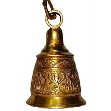 Round Non Polished Brass Bell, for Church, Gifting, Home, Temple, Style : Aagi, Antique, Classical