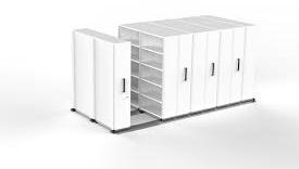 Mild Steel Mobile Storage Systems, Color : Brown, Grey, Light White, White