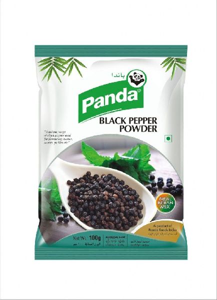 Panda Black Pepper Powder, Packaging Type : Plastic Packet