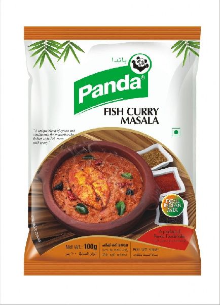 Panda Fish Curry Masala, Packaging Size : 100gm