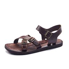 Plain Rexine leather sandals, Size : 6inch, 7inch, 8inch, 9inch US UK