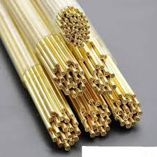 AC Non Polished Brass Electrode Tube, for Welding Purpose, Certification : CE Certified, ISI Certified