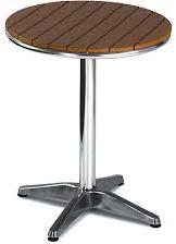 Round Non Ploished Metal patio table, for Beach, Garden, Living Room, Pattern : Plain