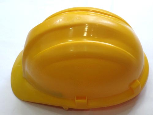 Oval Fiber Safety Helmets, for Industrial, Pattern : Plain
