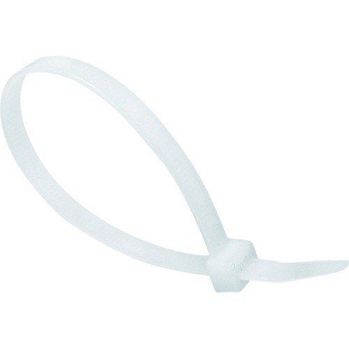 Polished Nylon White Cable Ties, Width : 4.5mm