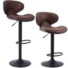 Aluminum Bar Stools, Color : Black, Blue, Brown, Light Brown, Orange, Silver