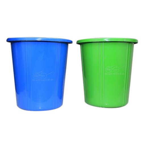 Plastic Polished Open Waste Paper Bin, Feature : Easy To Carry, Light-weight