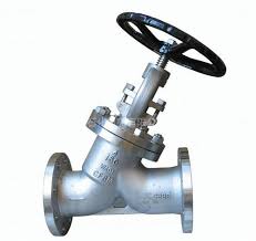 Carbon Steeel Automatic Y Globe Valves, for Gas Fitting, Oil Fitting, Water Fitting, Pattern : Plain