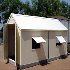 Polished Aluminium portable shelter, Feature : Easy Maintenance, Fine Finished, Good Quality, Good Strength