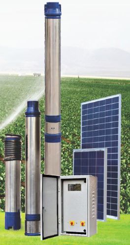 High Pressure Automatic V-3 Solar Submersible Pumps, for Agriculture, Industrial, Voltage : 160V