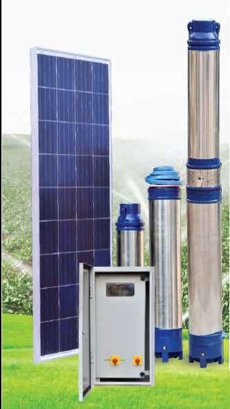 High Pressure V-4 Solar Submersible Pumps, for Agriculture, Industrial, Voltage : 110V, 160V
