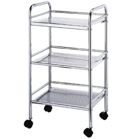 Stainless Steel Non Polished kitchen utility trolley, for Putting Utensils, Feature : Anti Corrosive